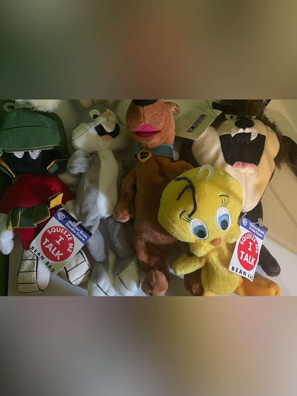 Warner bros. Studio store exclusive bean bag plush set
